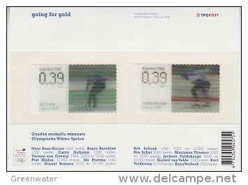 Nederland 2006 Iceskating "Going For Gold" 2v "hologramm" ** Mnh (25177) - Neufs