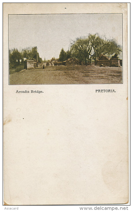 Pretoria Arcadia Bridge Pioneer Card Undivided Back - Afrique Du Sud