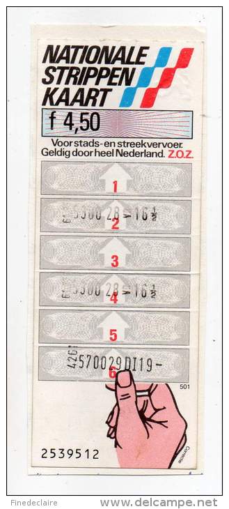 Nationale Strippen Kaart - Nederland - Tickets - Vouchers