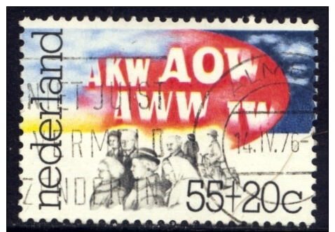 Nederland 1976, Netherlands, Niederlande, Pays-Bas, Zomerzegel, AOW / AWW, SG 1243, NVPH 1087, Mi 1072, YT 1038, Sc B519 - Gebruikt