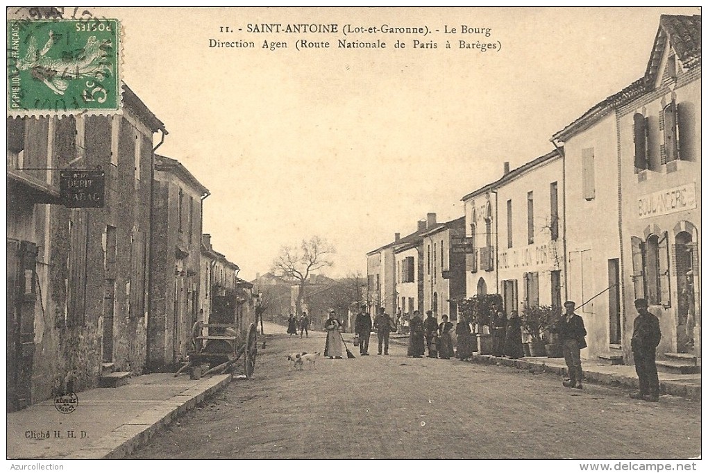 SAINT ANTOINE . ROUTE NATIONALE PARIS A BAREGES - Autres & Non Classés