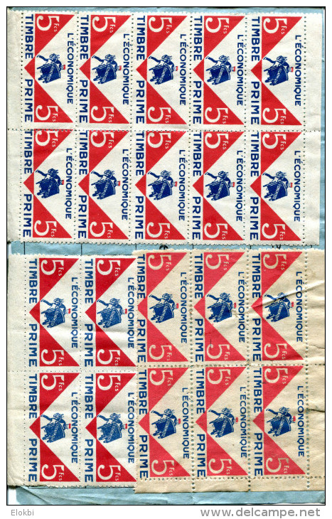 Lot de collecteurs de timbres de la société "L´Economique de Rennes"