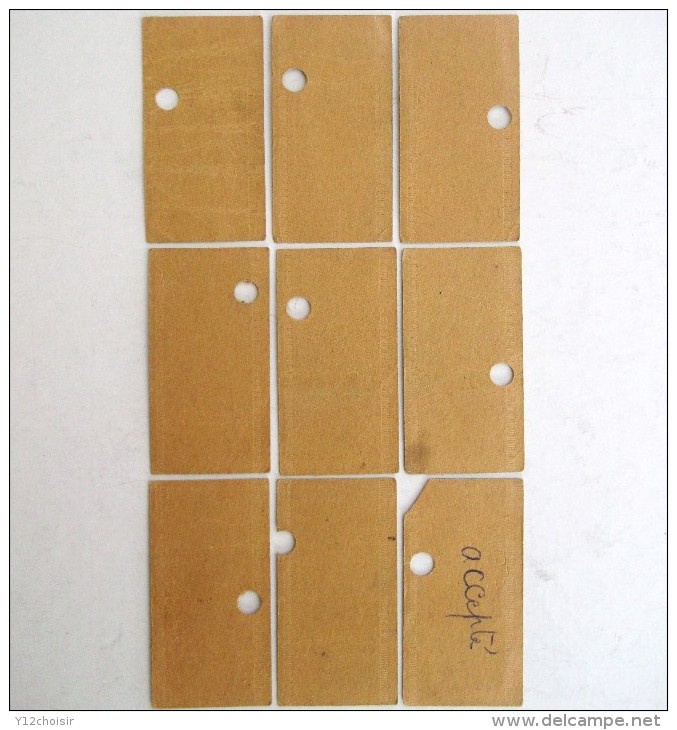 LOT D UNE SERIE - SUITE DE 9 TICKETS DE METRO RATP 2 EME CLASSE 04812.13.14.15.16.17.18.19.20. TICKET DE METRO - Europa