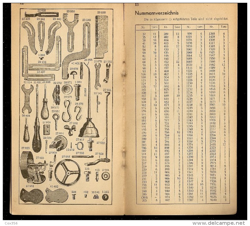 Dépliant De Pièces Détaché De Rechange Pour Machine à Coudre ( N . T . W  . Et  S . G ) 16 Pages - Machines