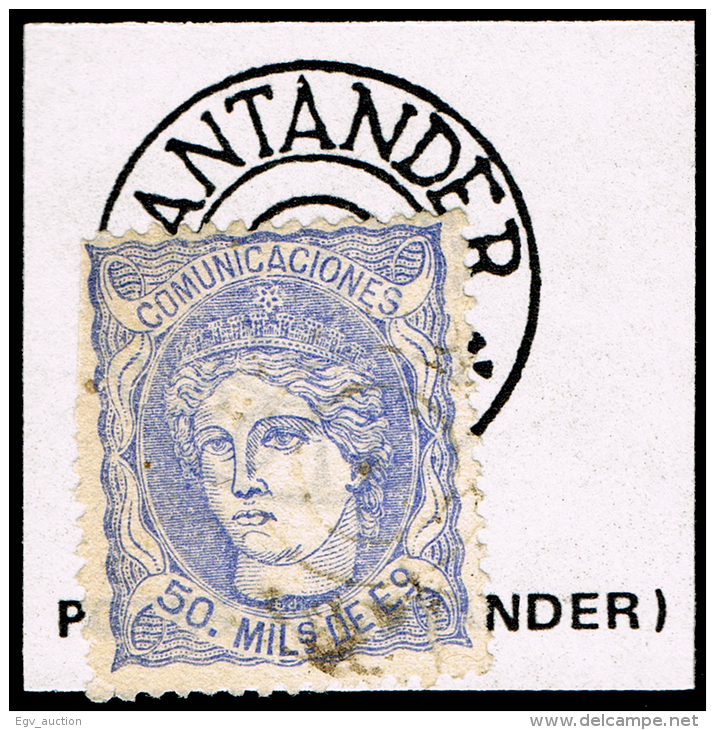 CANTABRIA - EDI O 107 - MARCA \"SANTANDER-POTES\ - Used Stamps