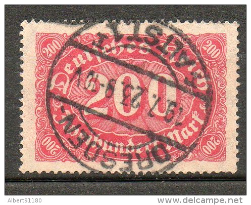 ALLEMAGNE  200m Rose 1921-22  N°183 - Gebraucht