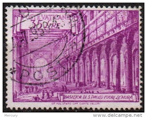 VATICAN - 35 L. Basilique Saint-paul Hors Les Murs Oblitéré TTB - Used Stamps