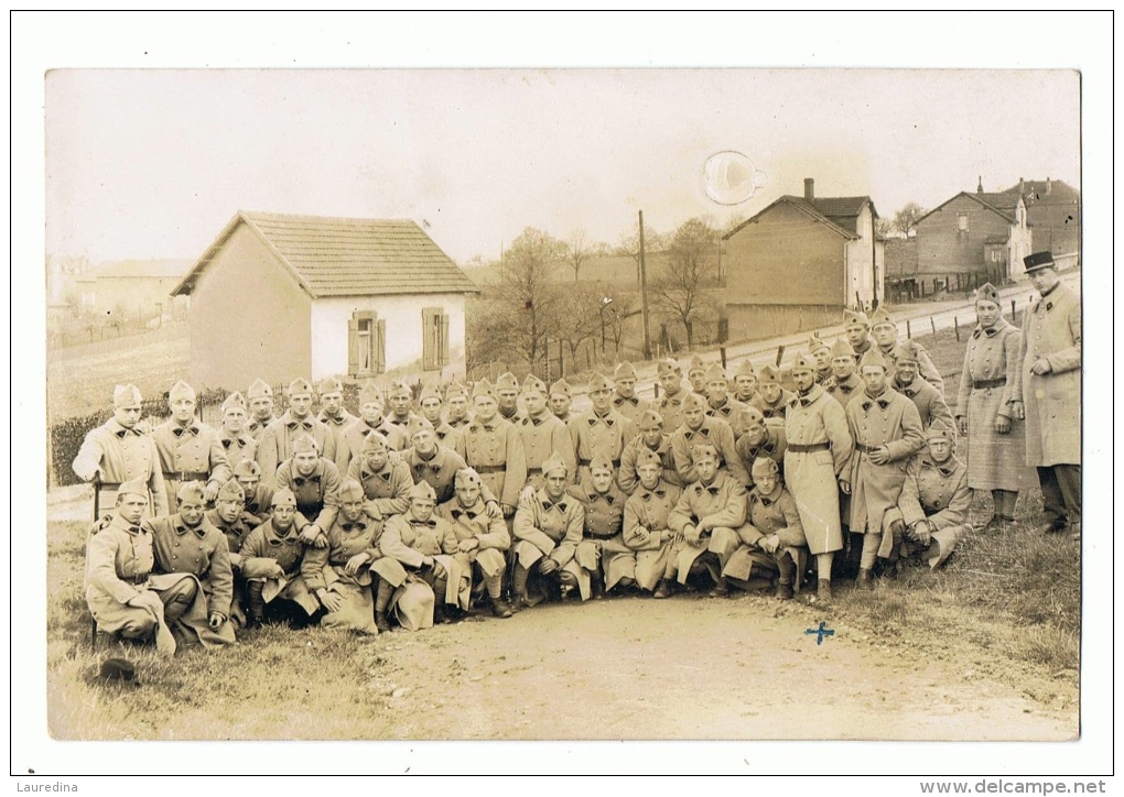 CARTE PHOTO ALPES MARITIMES -   NICE   "SITUEE D'APRES COURRIER" -  MILITAIRES - Autres & Non Classés