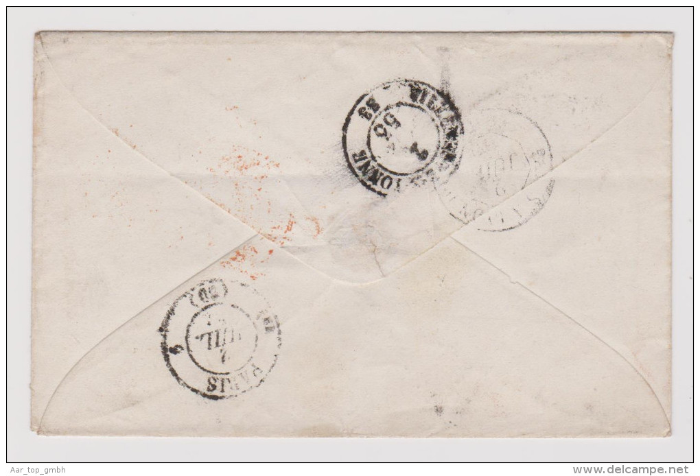 Heimat DE Bremen 1855-06-30 Brief Nach F Yonne - Brême