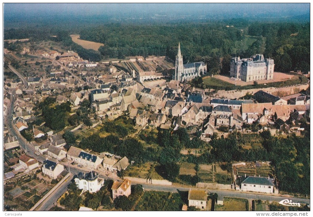 Carte 1970 MONTFORT LE ROTROU / VUE GENERALE AERIENNE - Montfort Le Gesnois