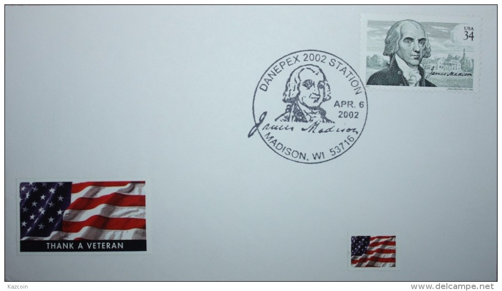 2002 USA James Madison - FDC - 2001-2010