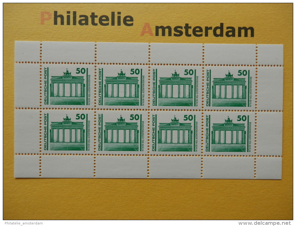 Germany East (DDR) 1990, BUILDINGS &amp; MONUMENTS / BRANDENBURGER TOR: Mi 3346, ** - KB - Unused Stamps