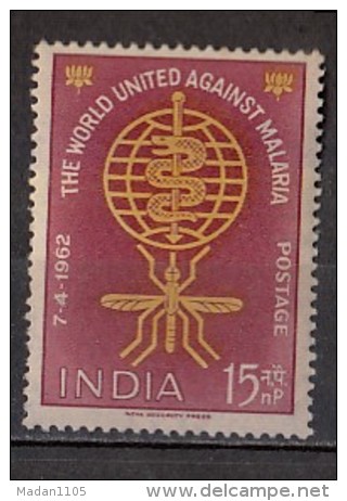 INDIA, 1962,   Malaria Eradication, Health, Disease Eradication,  MNH, (**) - Ongebruikt