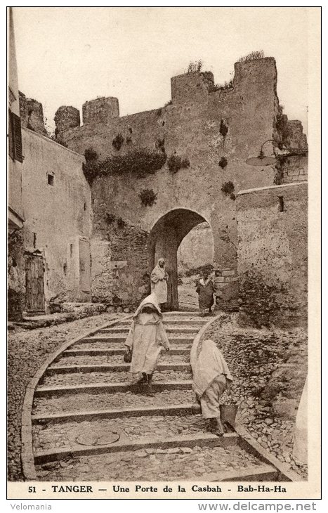 C5534 Cpa Maroc -  Tanger,  Une  Porte De La Casbah - Tanger