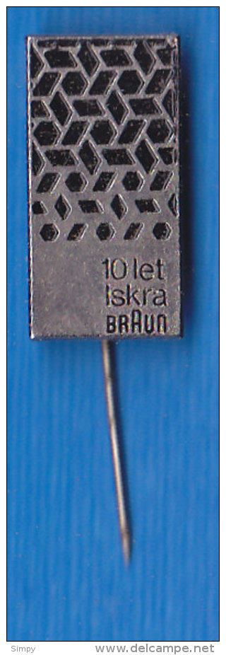 SLOVENIA  Pin  ISKRA Electric Industry  Shaver Braun - Otros & Sin Clasificación