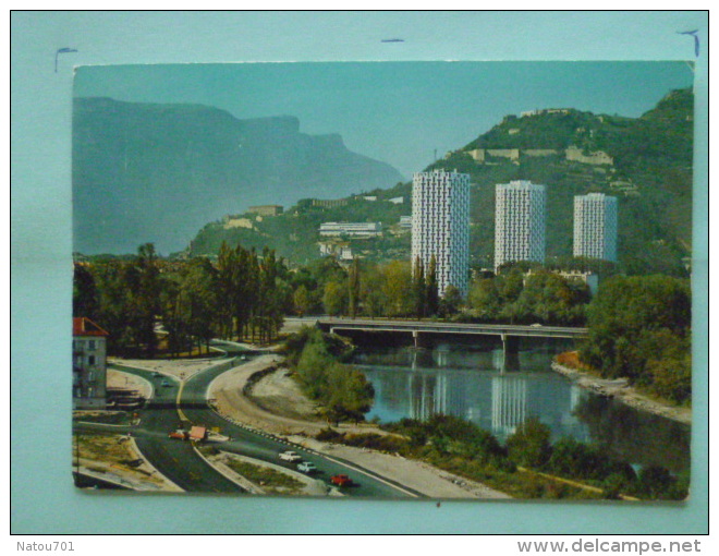 V08-38-A-isere--grenoble Par La Route De Chamrousse-3 Tours-anger-pivot-junillon--voitures- - Grenoble