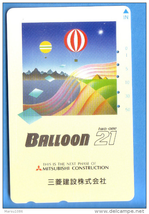 Japan Japon Telefonkarte Télécarte Phonecard Telefoonkaart Ballon Balloon - Sport