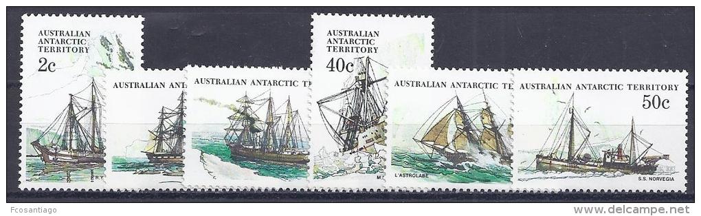 ANTÁRTIDA AUSTRALIANA 1979/80 - Yvert #37/46 - MNH ** - Unused Stamps