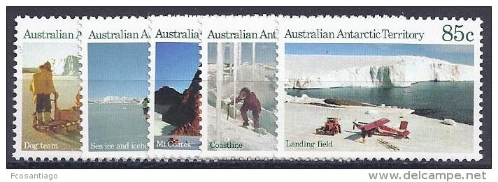 ANTÁRTIDA AUSTRALIANA 1984 - Yvert #63/7 - MNH ** - Unused Stamps