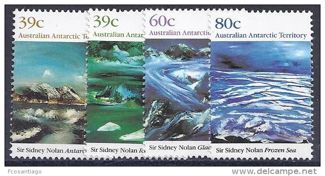 ANTÁRTIDA AUSTRALIANA 1989 - Yvert #84/7 - MNH ** - Nuovi