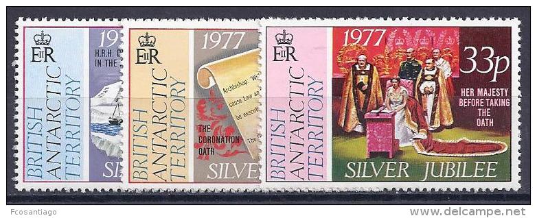 ANTÁRTIDA BRITANICA 1977 - Yvert #68/70 - MNH ** - Nuevos