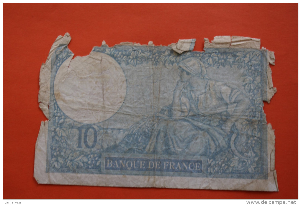 1941 BILLET DE BANQUE BANK-BILL FRANCE BILLET DE 10 FRANCS MINERVE - 10 F 1916-1942 ''Minerve''