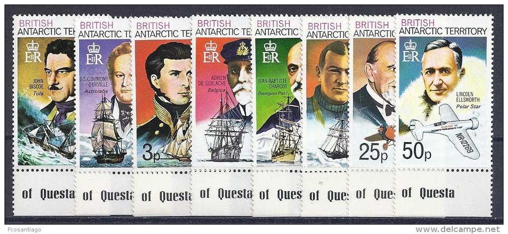 ANTARTIDA BRITANICA 1979 - Yvert #82/9 - MNH ** - Nuevos