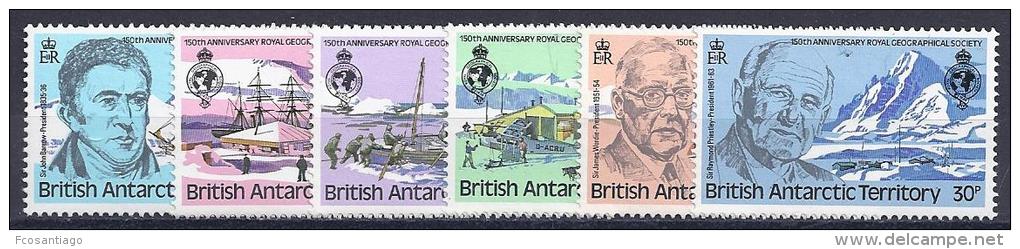 ANTÁRTIDA BRITANICA 1980 - Yvert #90/5 - MNH ** - Unused Stamps