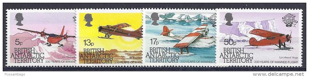 ANTÁRTIDA BRITANICA 1983 - Yvert #124/127 - MNH ** - Nuevos