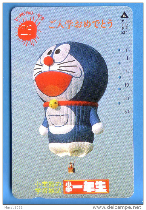 Japan Japon Telefonkarte Télécarte Phonecard Telefoonkaart Ballon Balloon Doraemon - Sport