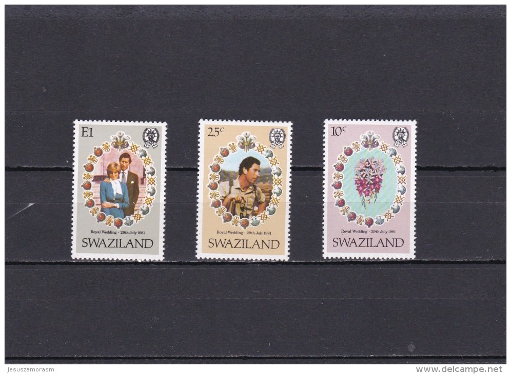 Swaziland Nº 372 Al 374 - Swaziland (1968-...)