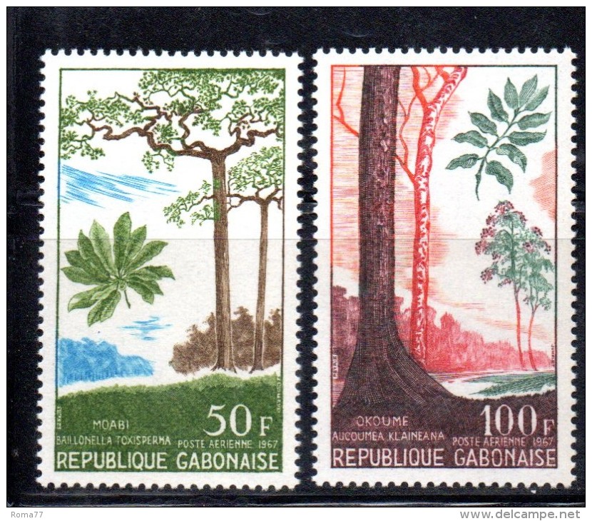 GF684 - GABON , Posta Aerea N. 63/64   ***  MNH - Gabon (1960-...)