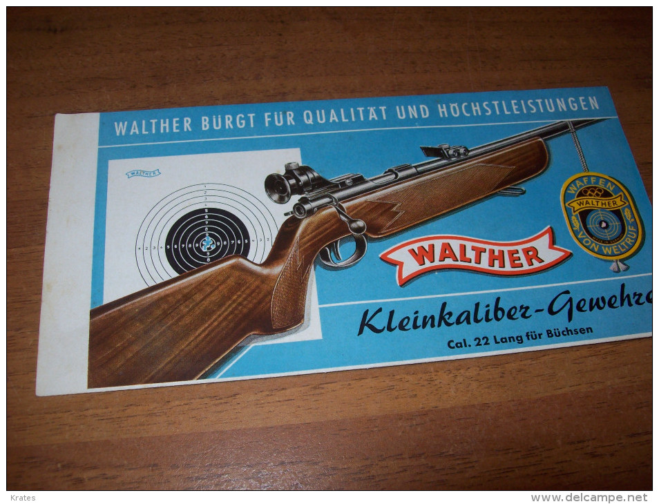 Old Brochure - Walther - Autres & Non Classés