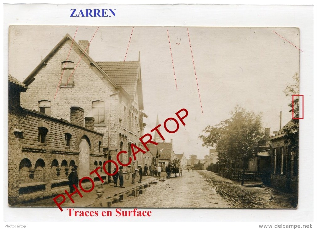 ZARREN-Carte Photo Allemande-Guerre 14-18-1WK-BELGIEN-Flandern-Militaria- - Kortemark