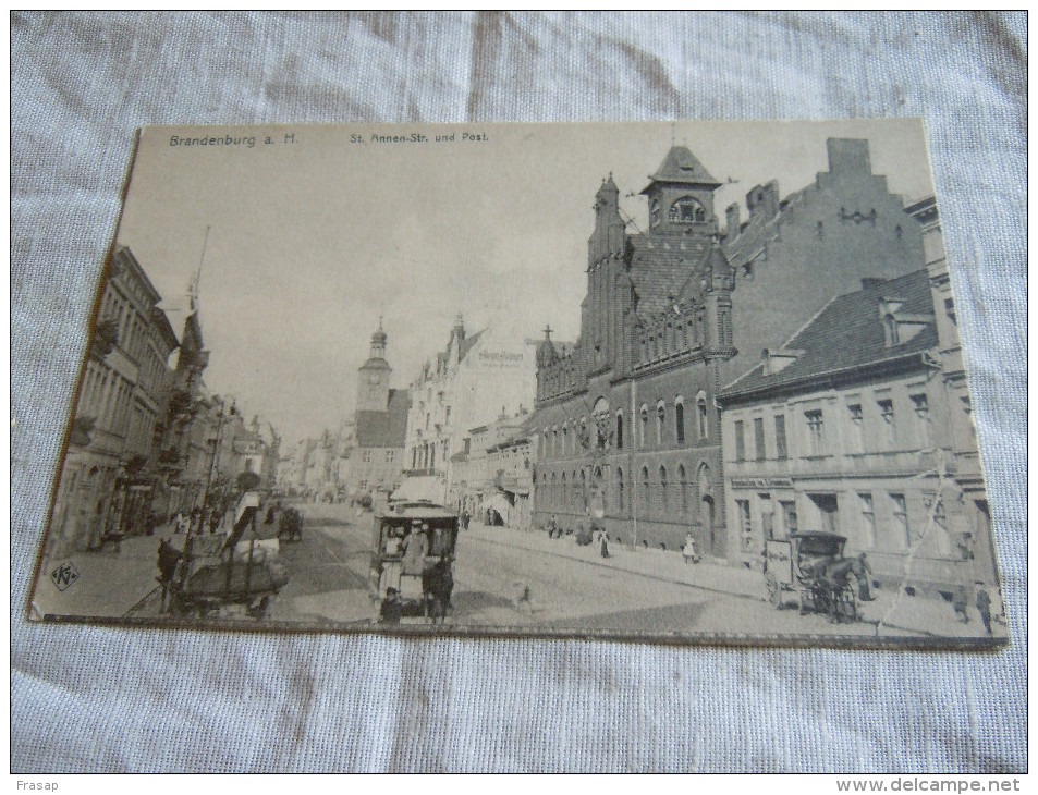 AK BRADENBURG -- ST ANNEN ST. TRAMWAY -UND POST - Brandenburg