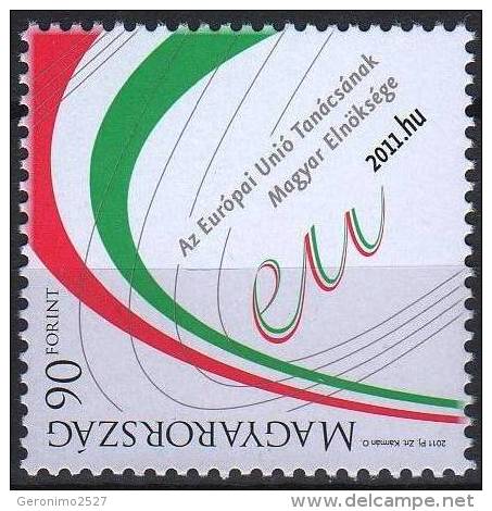 HUNGARY 2011 EVENTS Hungarian Presidency Of EUROPEAN COUNCIL - Fine Set MNH - Ungebraucht