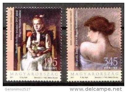 HUNGARY 2011 CULTURE Art Paintings - Fine Set MNH - Neufs