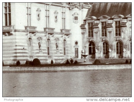 France Chantilly Chateau Ancienne Photo Instantanée Panorama 1913 - Other & Unclassified