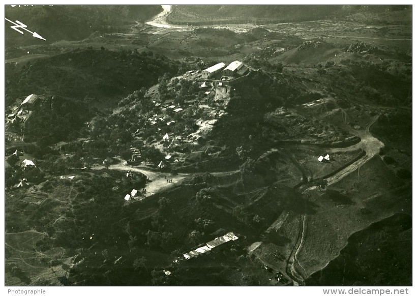 Maroc Rafsaï Guerre Du Rif Vue Aerienne Ancienne Photo Militaire 1926 - Luftfahrt