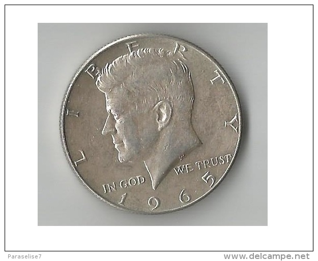 USA  1/2 DOLLAR 1965  KENNEDY ARGENT - 1964-…: Kennedy