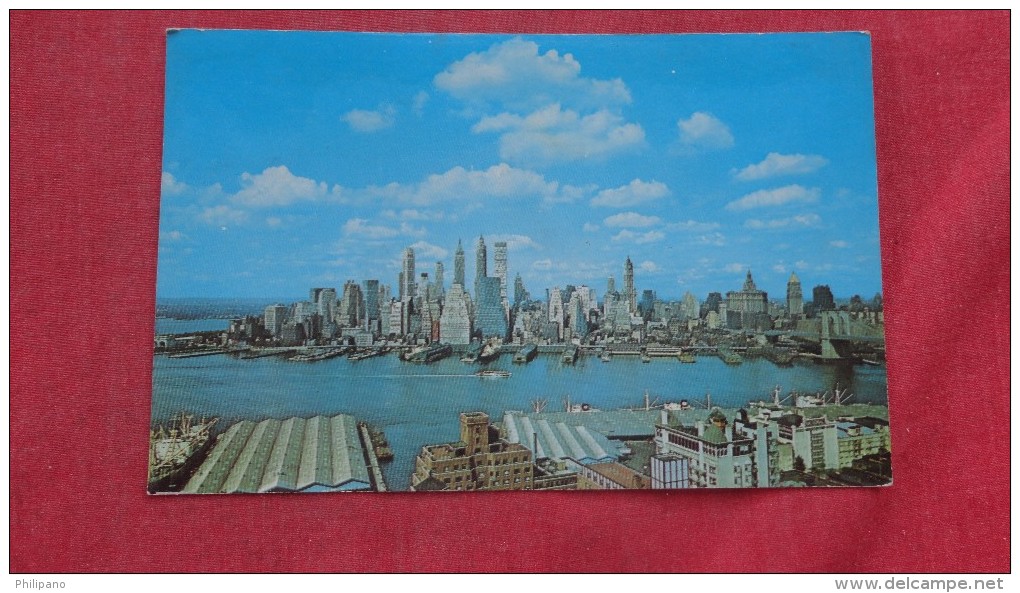 New York> New York City > Lower Manhattan Skyline From  Brooklyn-   --------------      Ref 1986 - Brooklyn