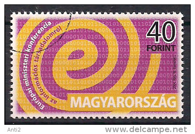 Hungary 2004 European Conference On The Information Society, Budapest Mi 4833 Cancelled(o) - Usado