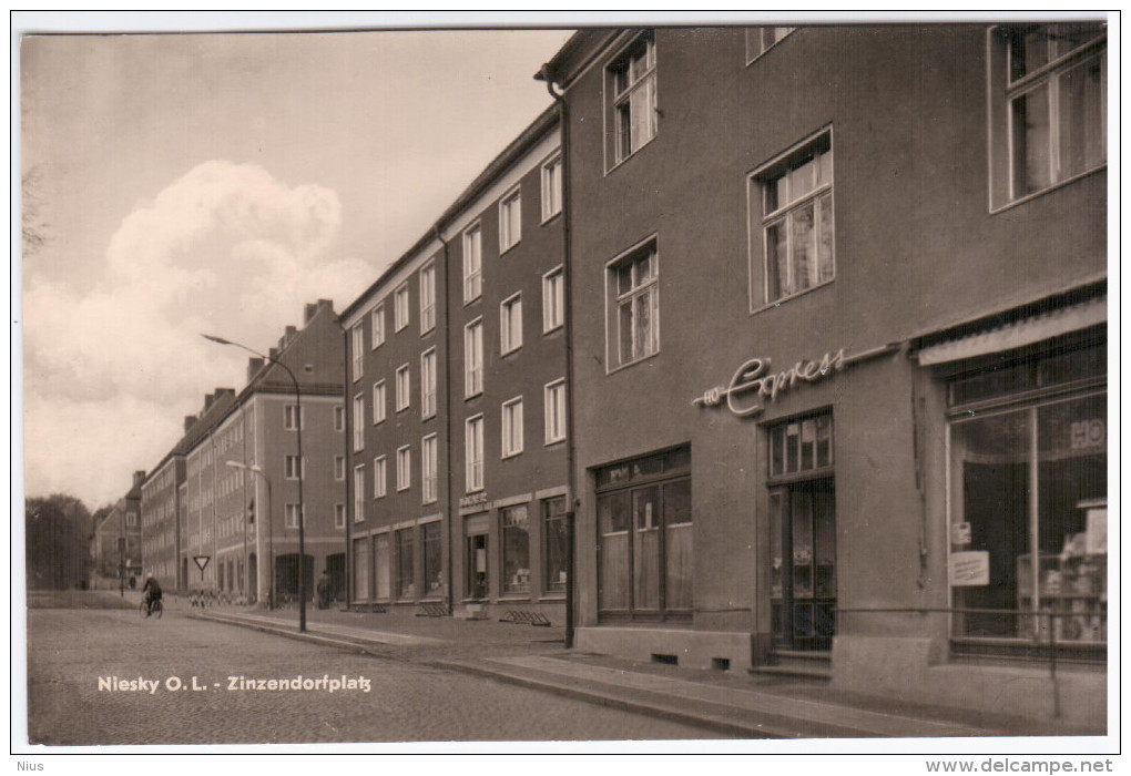 Germany Deutschland 1964 Niesky, Zinzendorf Zinzendorfplaz - Niesky