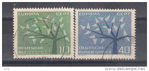 Germany Federal Republic 1962  Mi Nr 383/4   (a2p20) - Used Stamps