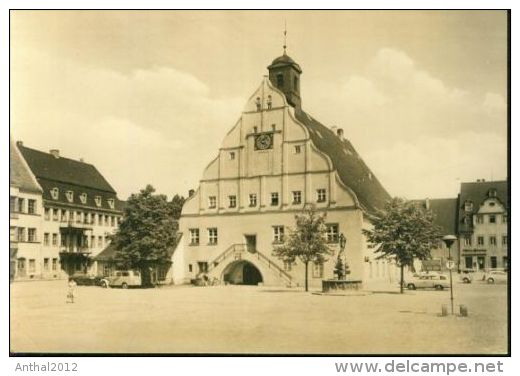 Rarität Grimma Sachsen Rathaus PKW Geschäft Parkverbotsschild Sw 18.12.1966 - Grimma