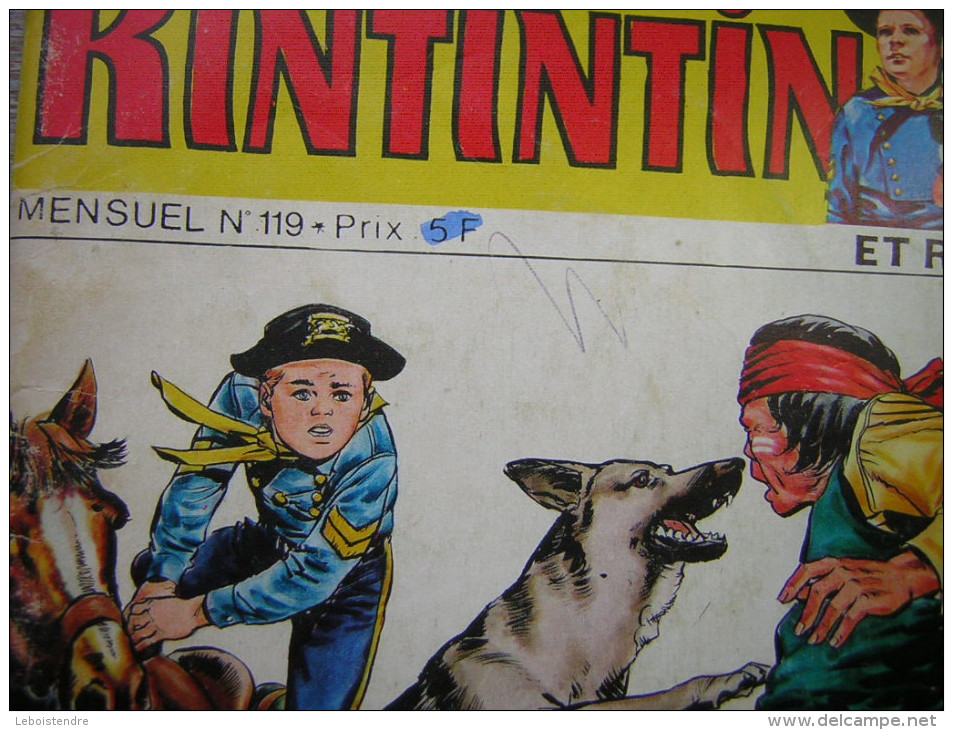 RINTINTIN ET RUSTY  MENSUEL N° 119 1979 - Rintintin