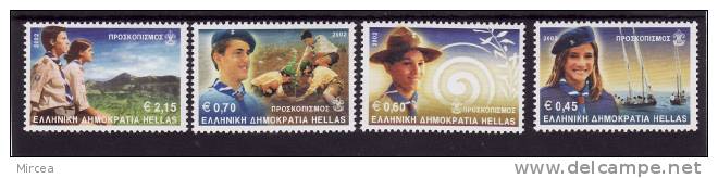 C207 - Grece 2002 - Yv.no.2098-101 Neufs** - Unused Stamps