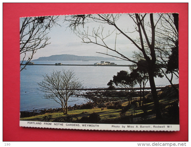 PORTLAND FROM NOTHE GARDENS,WEYMOUTH - Weymouth