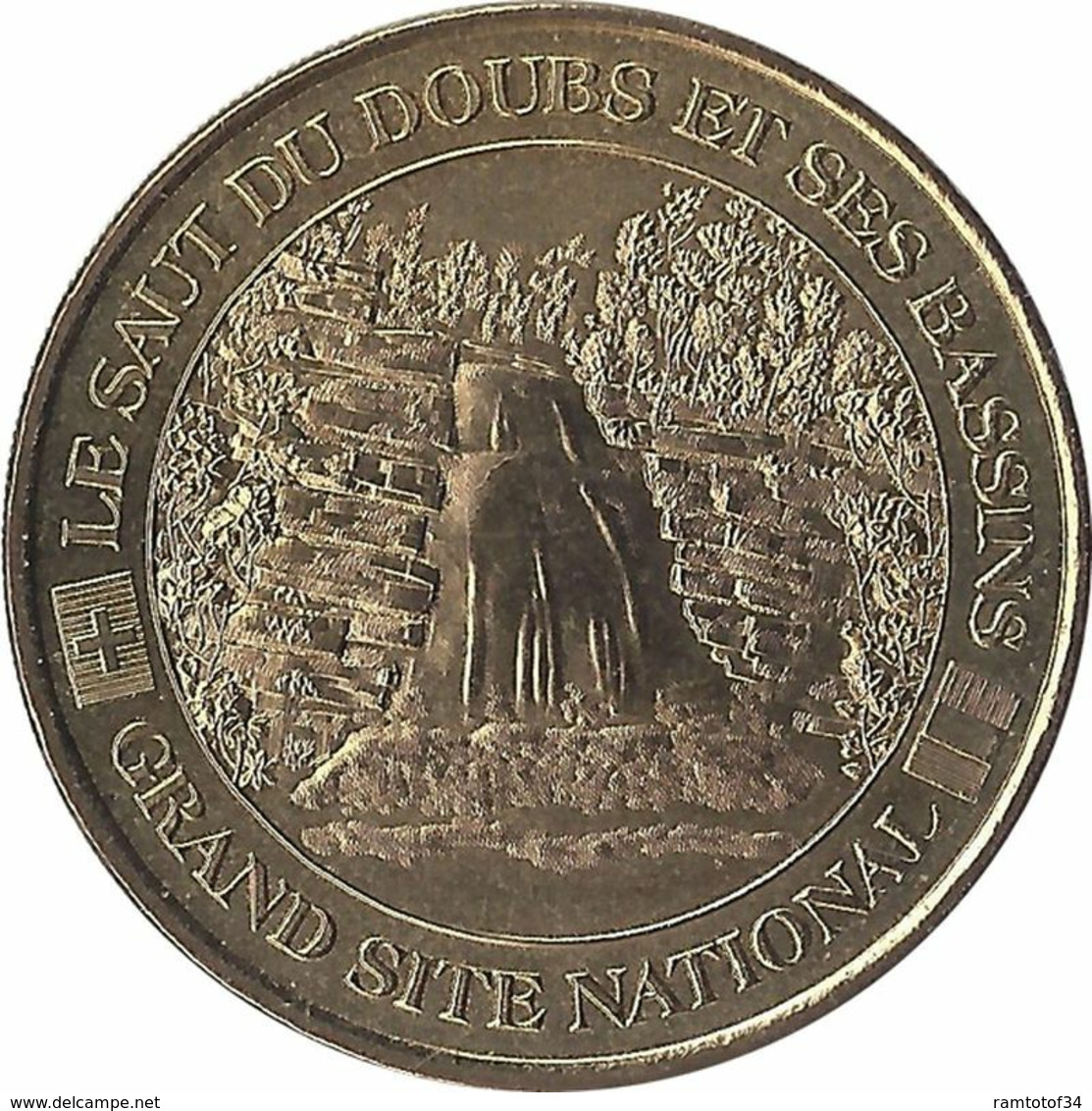 2002 MDP130 - VILLERS LE LAC - Saut Du Doubs 1 (La Chute) / MONNAIE DE PARIS - 2002