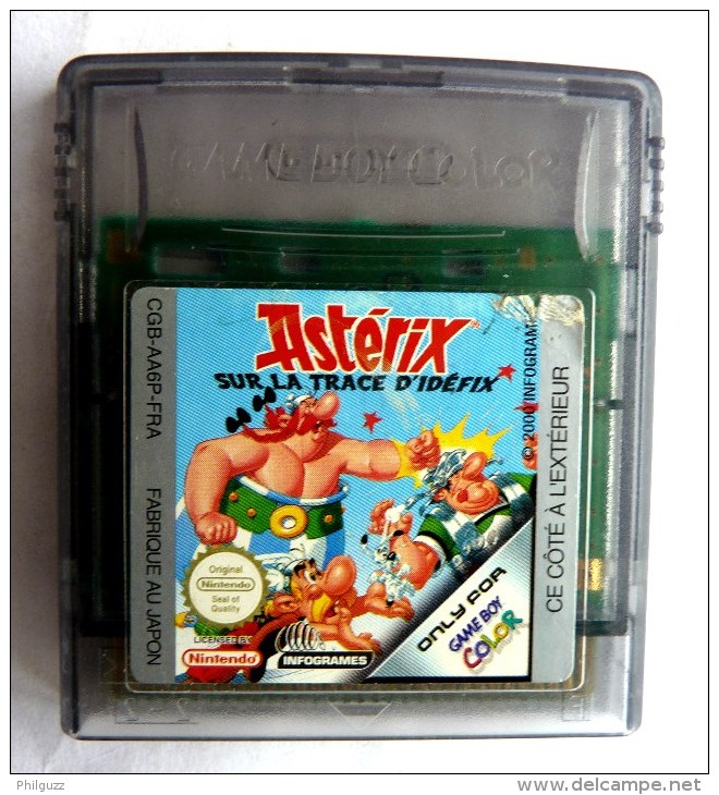 JEU NINTENDO GAME BOY COLOR - ASTERIX SUR LA TRACE D'IDEFIX - Nintendo Game Boy